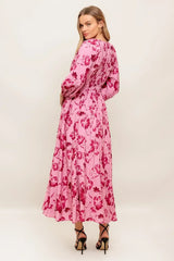 HONEY MIDI DRESS - MAUVE