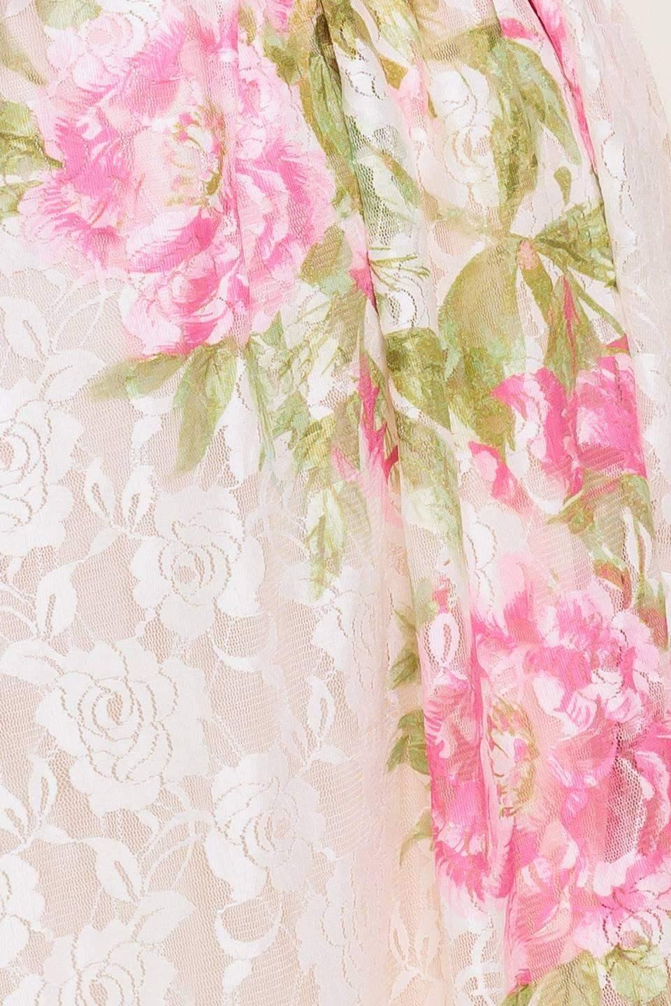 Size Small, ROSE GARDEN - IVORY LACE HALTER MAXI DRESS - FINAL SALE