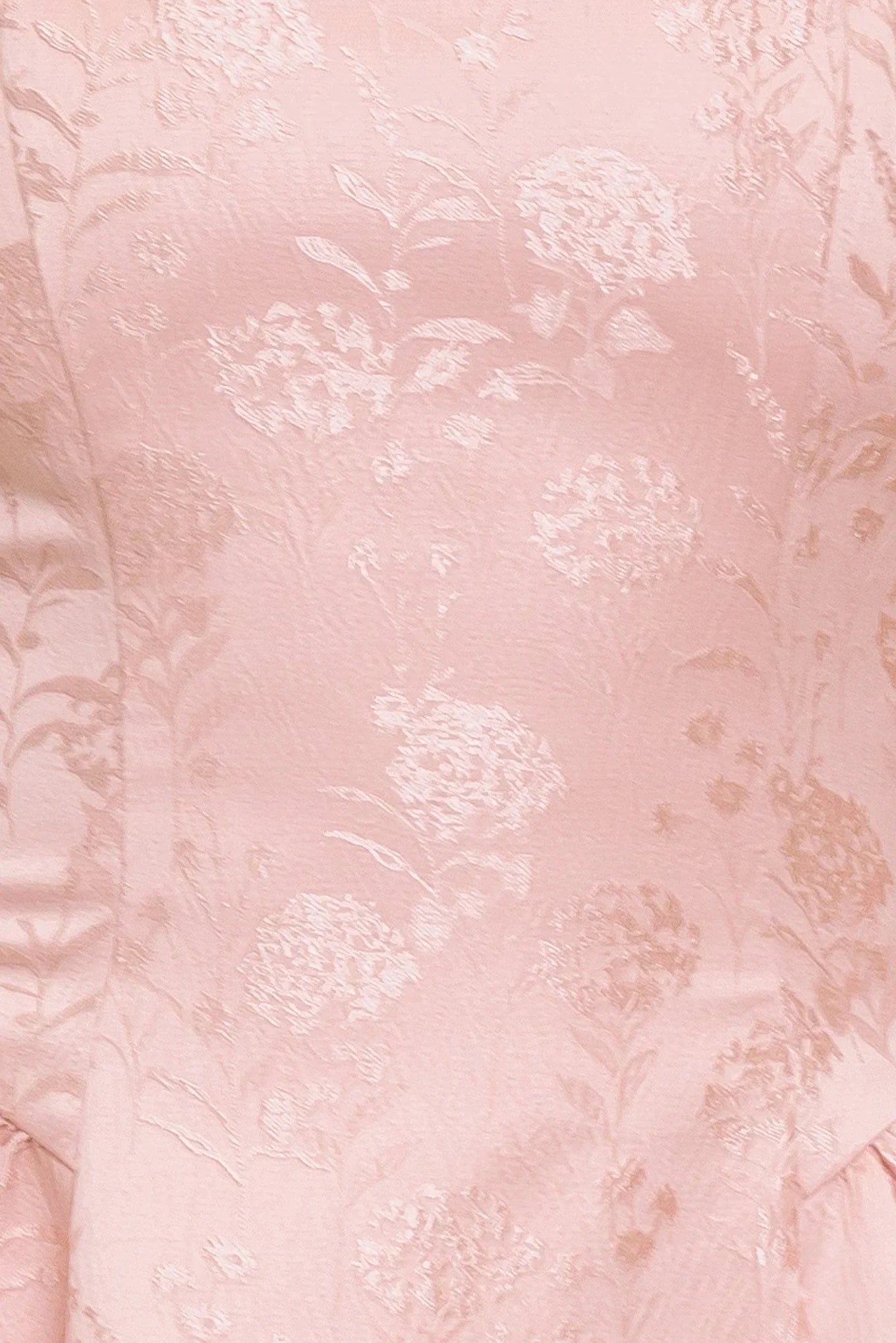 JAX JACQUARD SATIN MINI DRESS - BLUSH